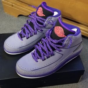 Jordan 2's  iron purple